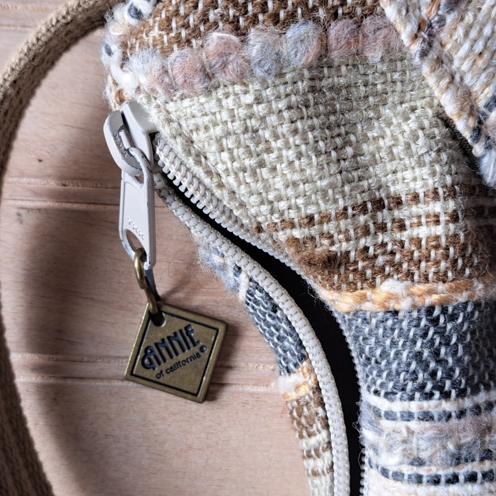 NWT Annie of California Vintage Woven Tapestry Shoulder Bag Boho Southwestern - Picture 10 of 14